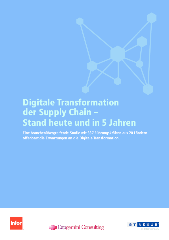 (PDF) Digitale Transformation der Supply Chain – Stand heute und in 5 ...