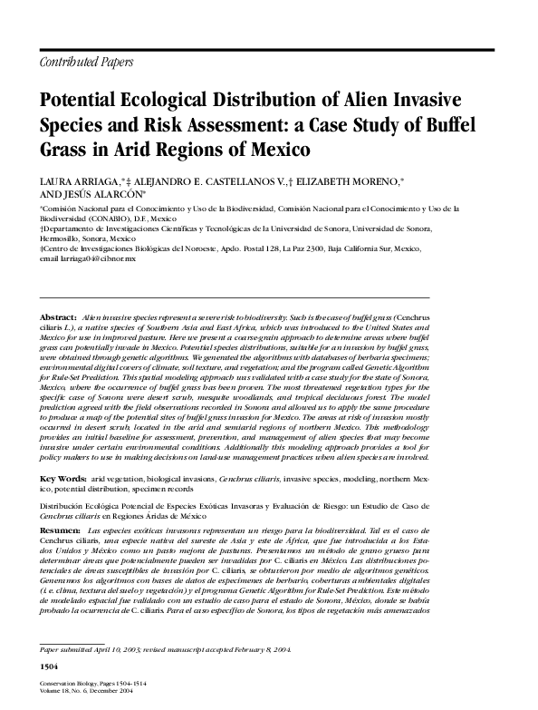 Invasive species examples image