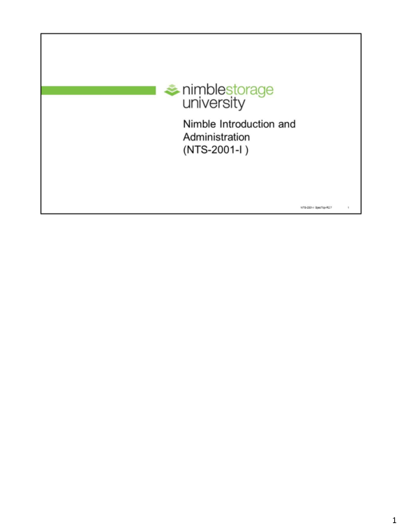 Nimble Storage University Login Dandk Organizer