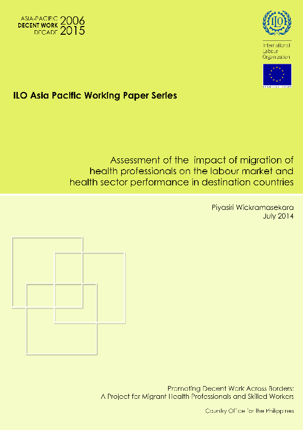 (PDF) Assessment of the impact of migration of health professionals on ...