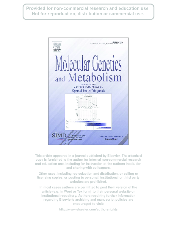 (PDF) Archived neonatal dried blood spot samples can be used for ...