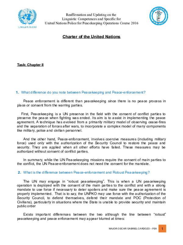 (DOC) Charter of the United Nations Task: Chapter II