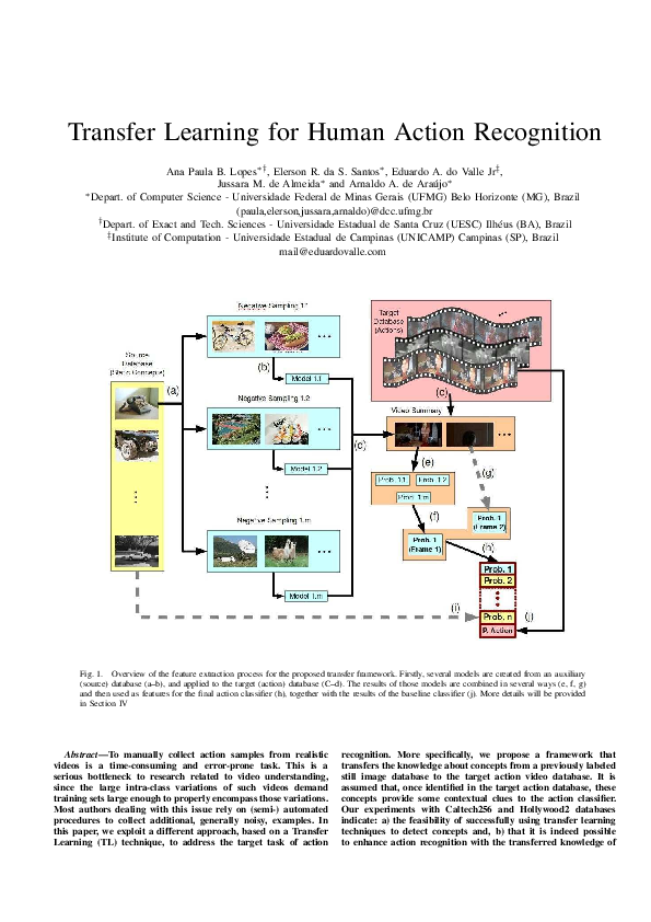 (PDF) Transfer Learning for Human Action Recognition