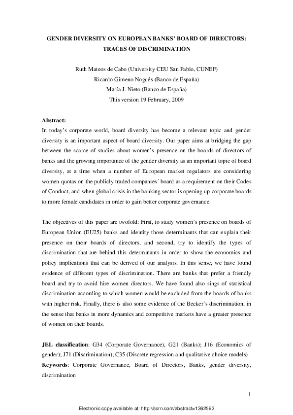 Institutional theory and gender diversity on European boards