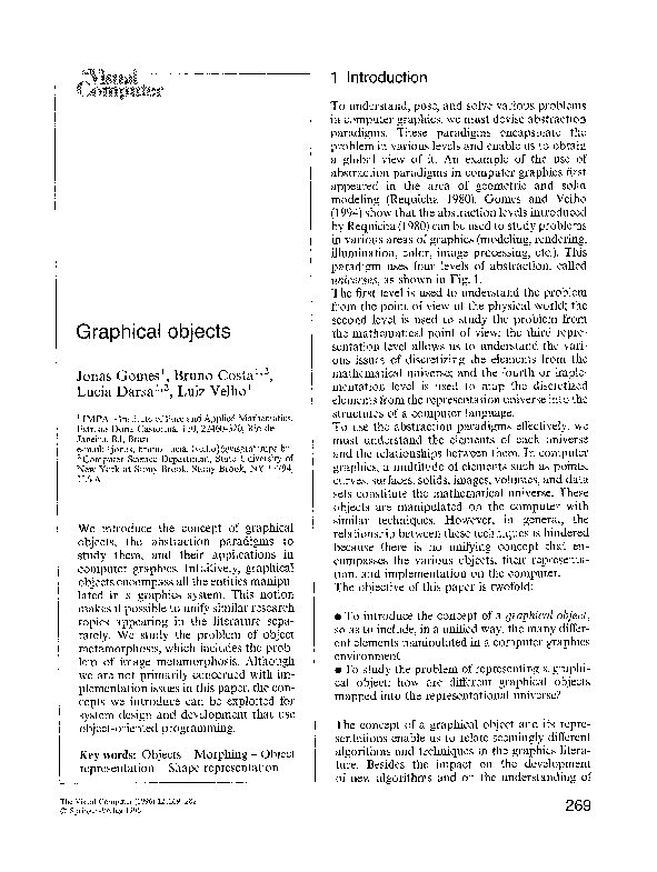 (PDF) Graphical Objects