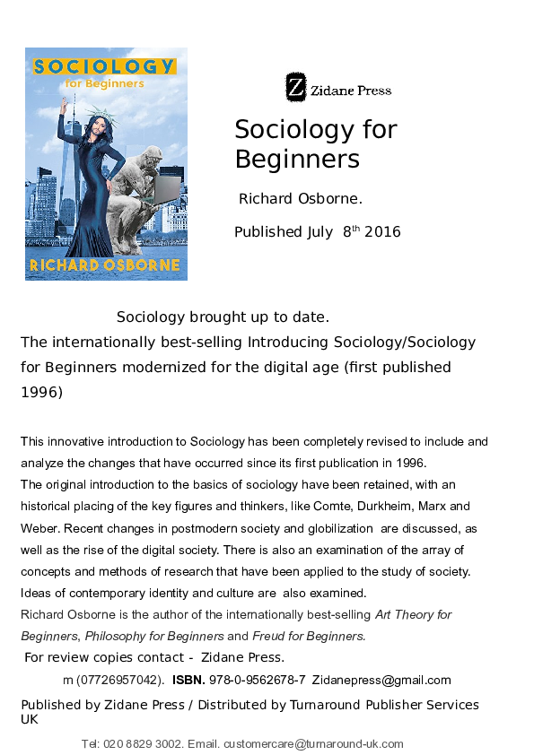 (DOC) Sociology for Beginners