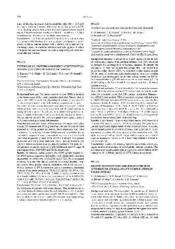 Pdf Splenic Hypofunction And The Spectrum Of Autoimmune And Malignant Complications In Celiac Disease Gino Corazza Academia Edu