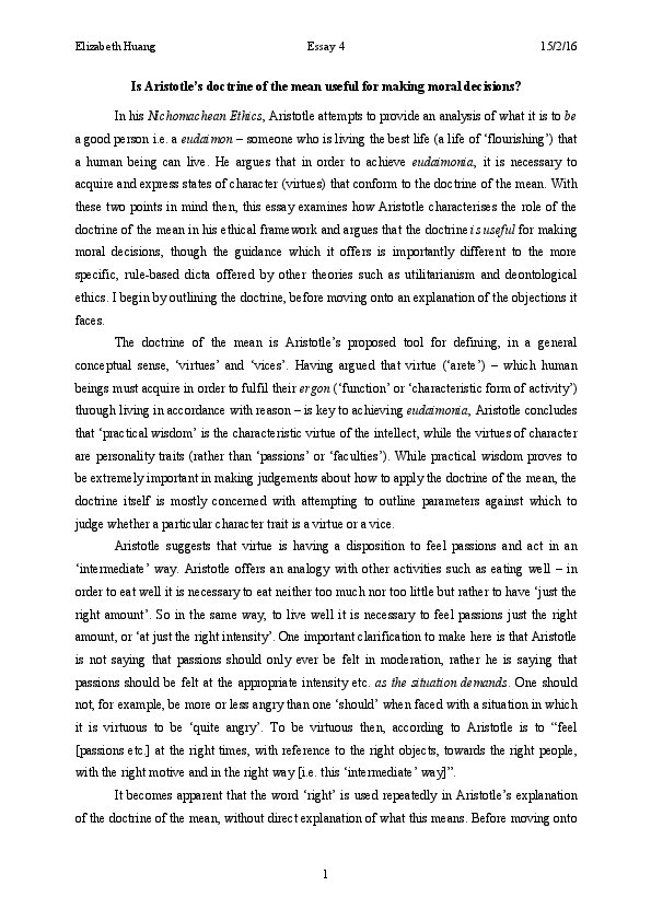 Essay about aristotle image