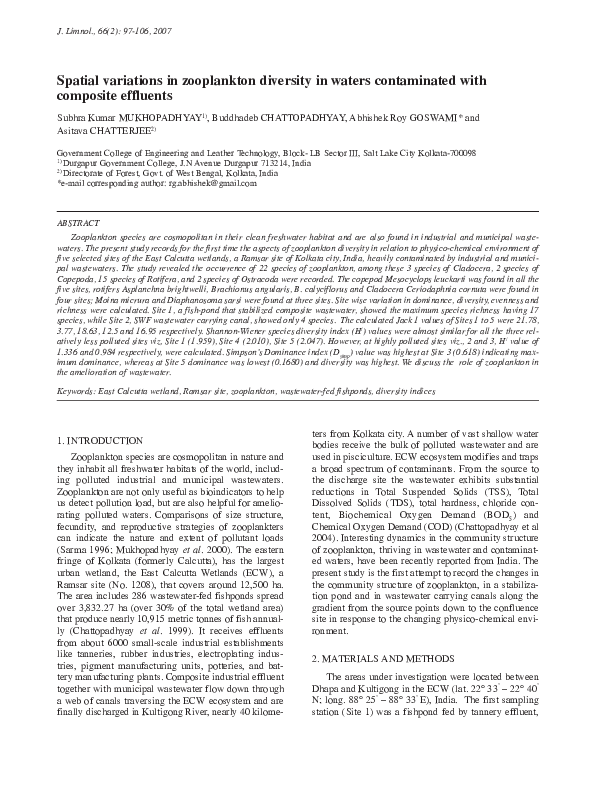 Freshwater zooplankton of india picture