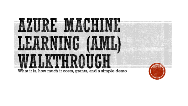 azure machine learning tutorial pdf