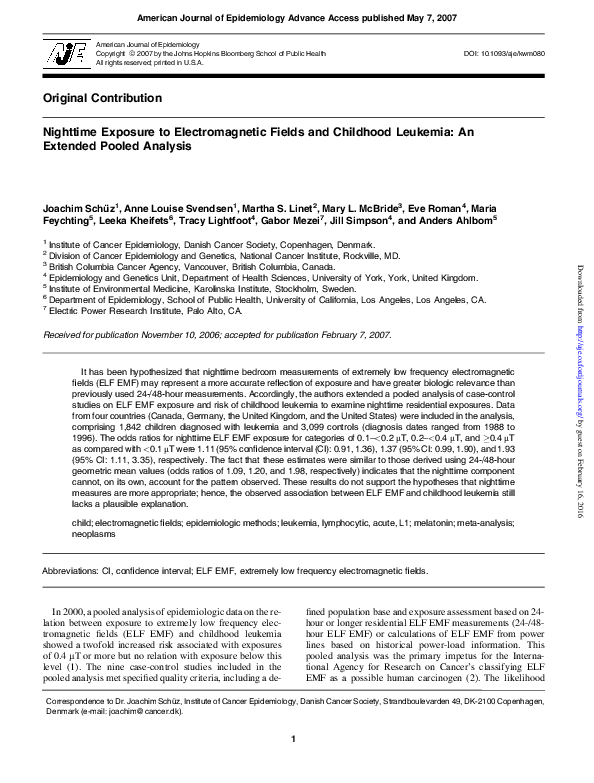Environmental causes of leukemia image