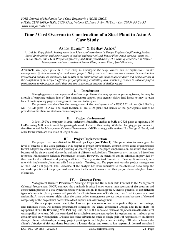 Cost overrun in construction projects image