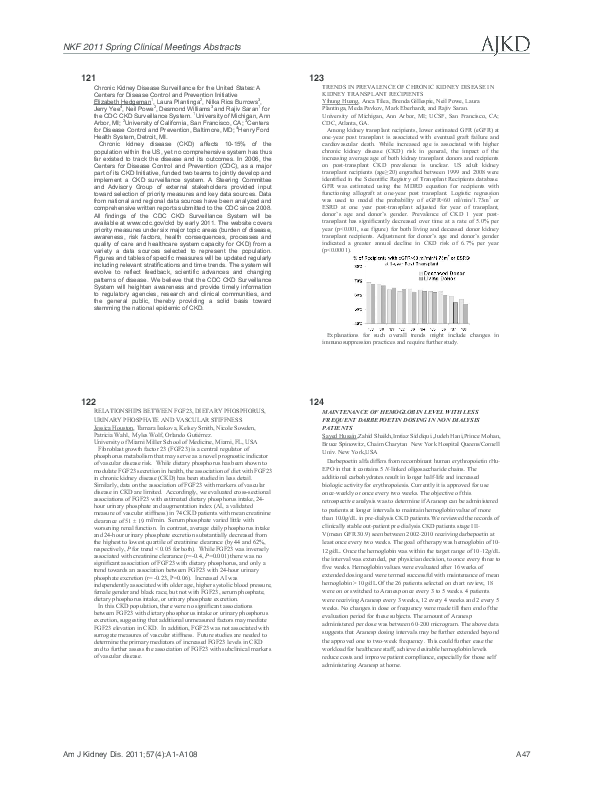 (PDF) 124 Maintenace of Hemoglobin Level With Less Frequent Darbepoetin ...