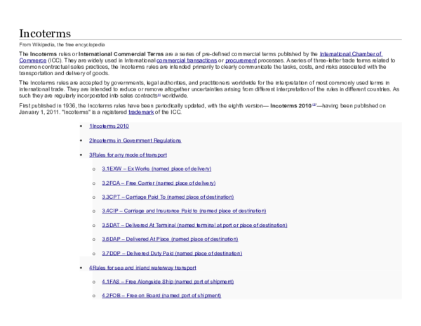 (DOC) Incoterms