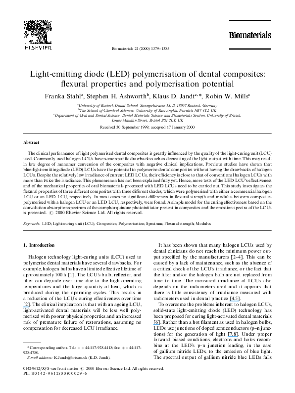 (PDF) Knoop hardness depth profiles and compressive strength of