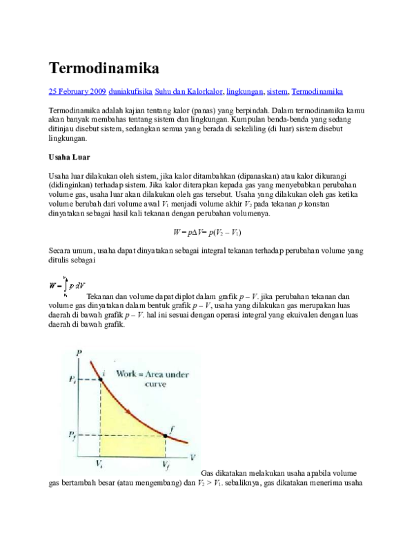 Doc Termodinamika Haryadi Pratama - Academiaedu