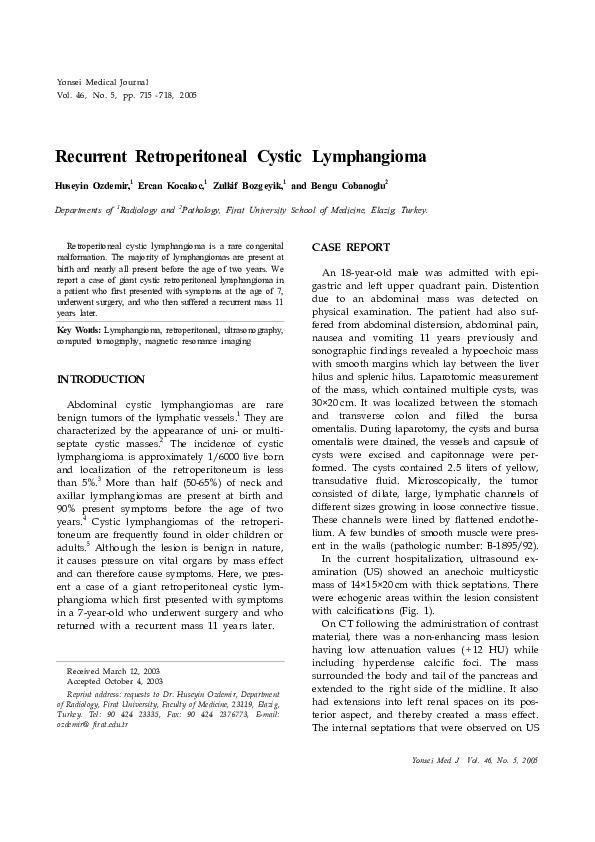 Cystic hygroma patient handout image
