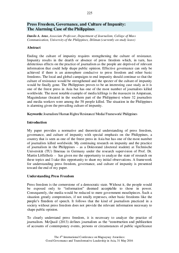 Impunity in tagalog image