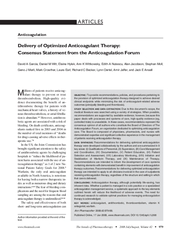 Anticoagulant essay examples 06 image