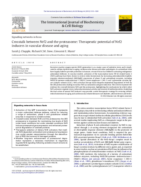 (PDF) The International Journal of Biochemistry & Cell Biology 44 (2012 ...