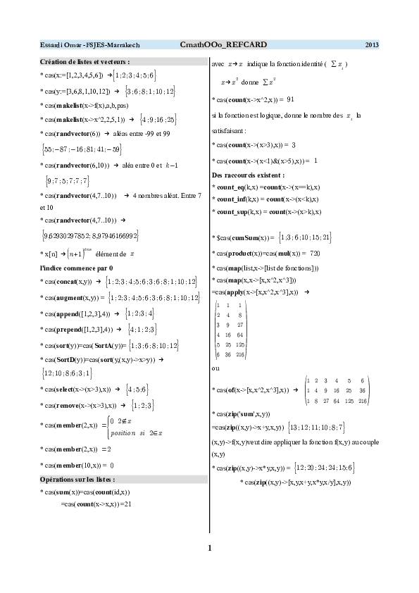 Marrakech summary picture