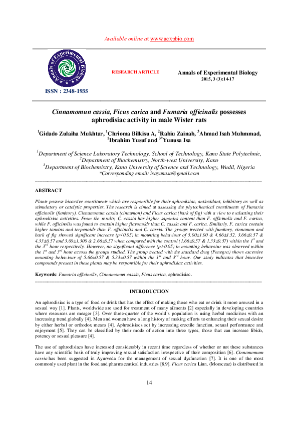 Aphrodisiac research paper picture