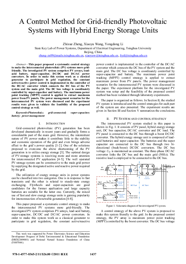 (PDF) A control method for grid-friendly photovoltaic systems with ...