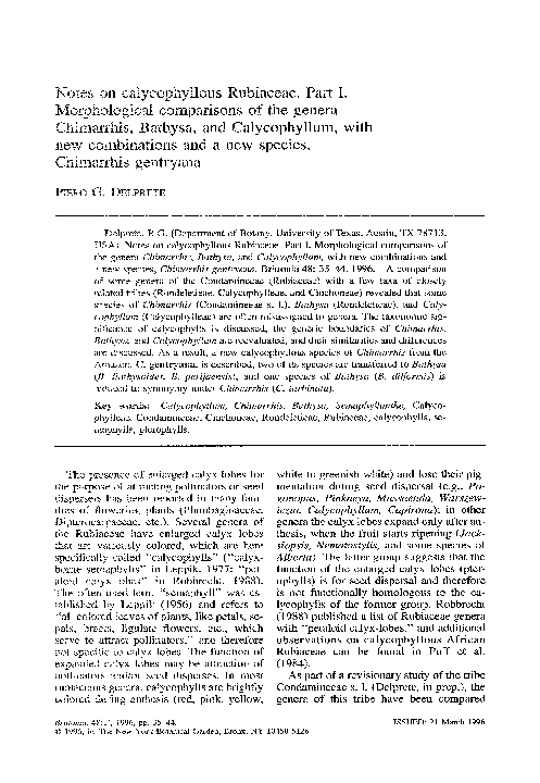 pdf-notes-on-calycophyllous-rubiaceae-part-i-morphological