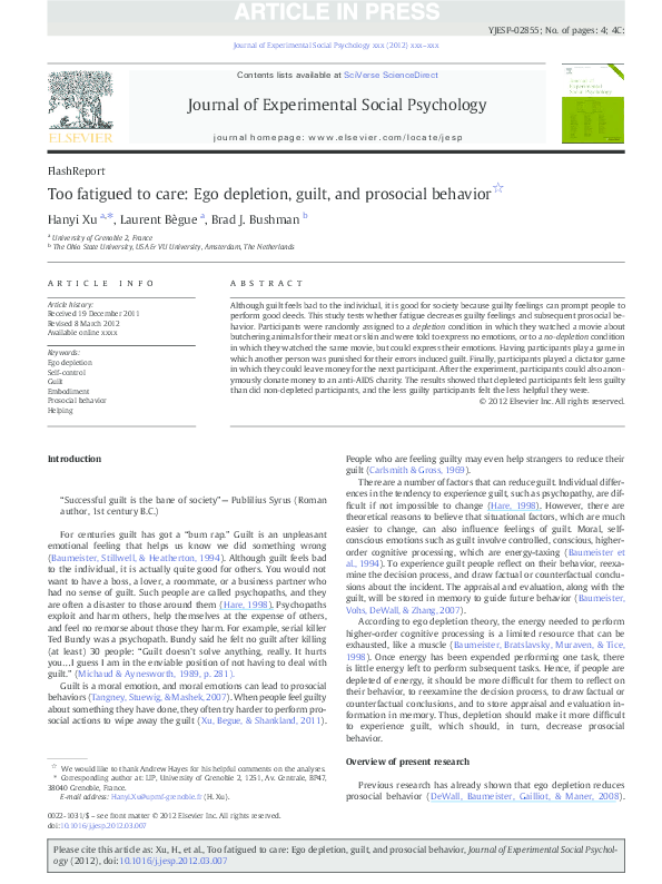 Ego fatigue definition picture