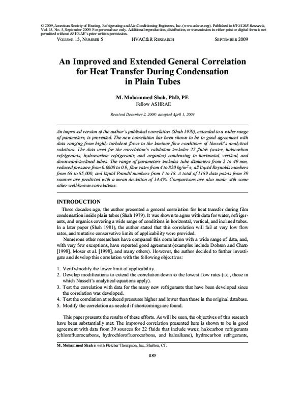 (PDF) An Improved and Extended General Correlation for Heat Transfer ...