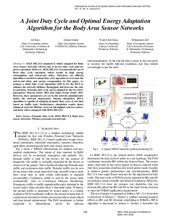 (PDF) A Joint Duty Cycle and Optimal Energy Adaptation Algorithm for ...