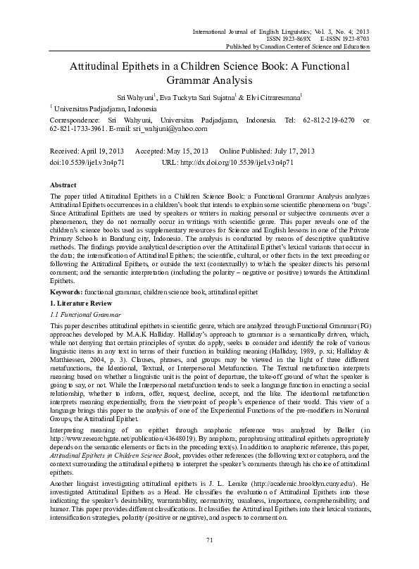 Epithet examples about yourself image