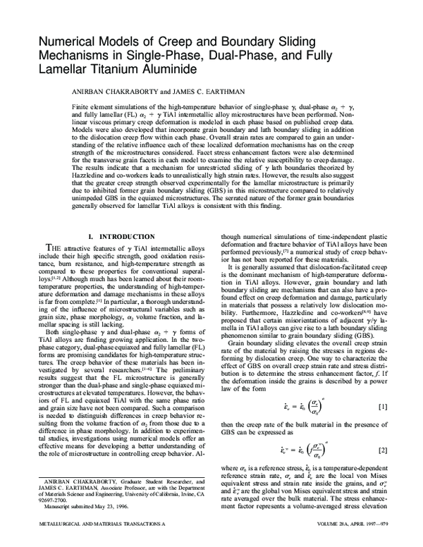 (PDF) Numerical models of creep and boundary sliding mechanisms in ...