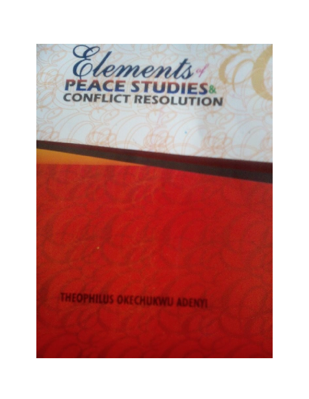 (DOC) Elements of Peace Studies and Conflict Resolution