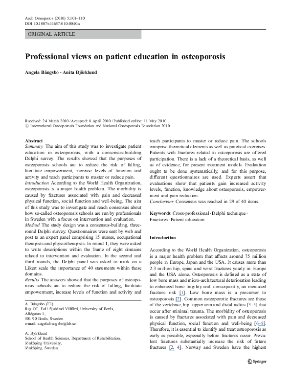 Ortho osteoporosis picture
