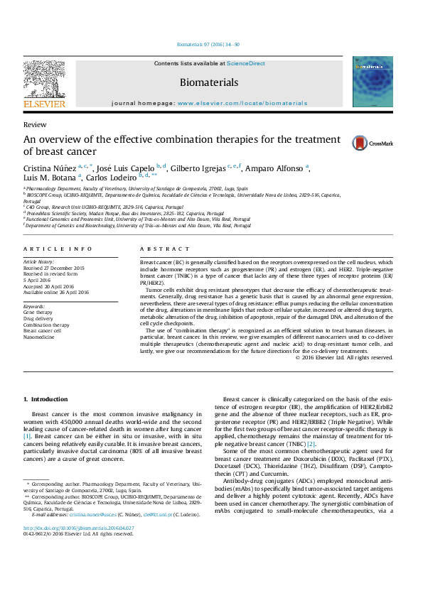 (PDF) An overview of the effective combination therapies for the ...