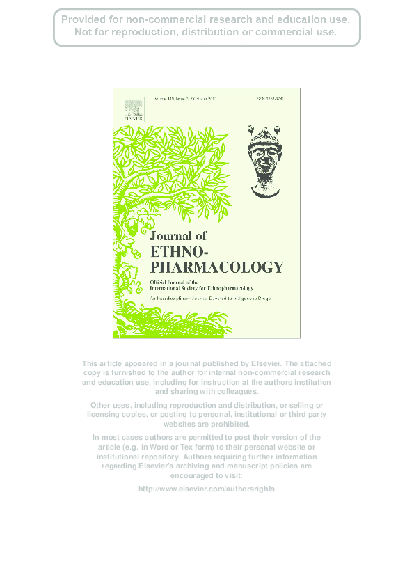 Cinchona research paper image