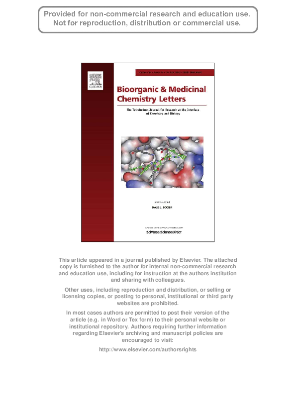 (PDF) Synthesis and antiprotozoal activity of novel 1 ...