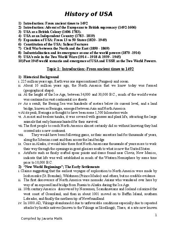 (DOC) History of USA.docx Jaweria Malik Academia.edu