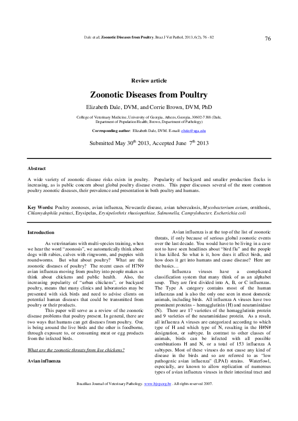 Zoonosis examples image