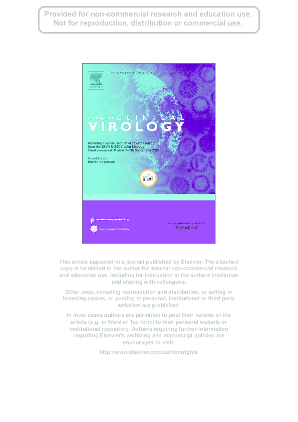 (PDF) Molecular epidemiology of norovirus strains in Paraguayan ...