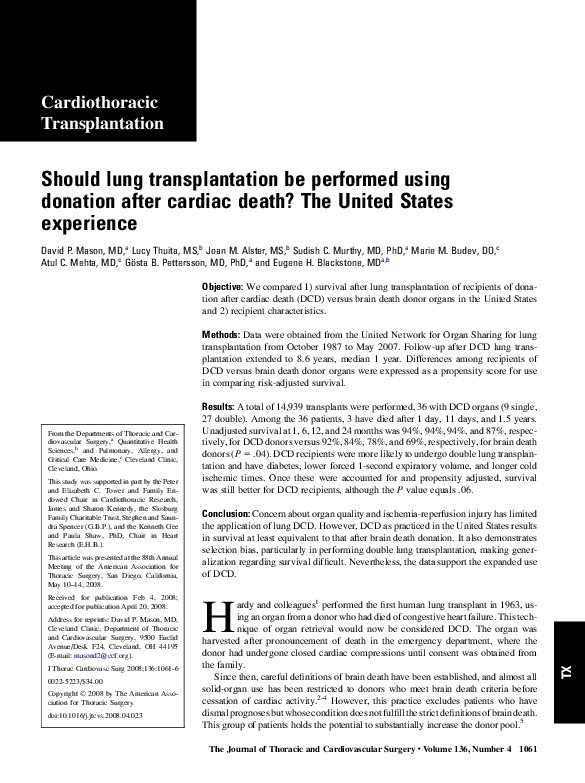 Lung transplantation indications picture