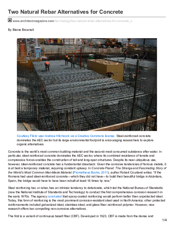 (PDF) Two Natural Rebar Alternatives for Concretetechnology/twonatural