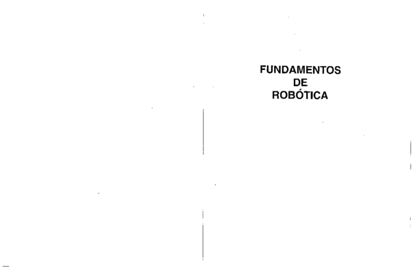 Fundamentos De Robotica Barrientos Segunda Edicion Pdf