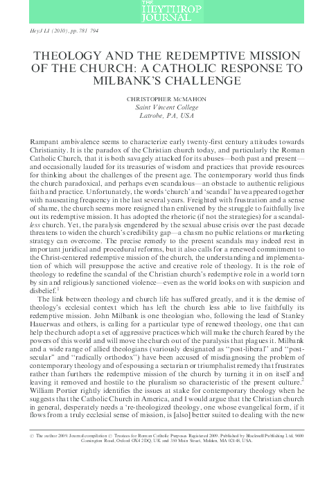 Heythrop essay image