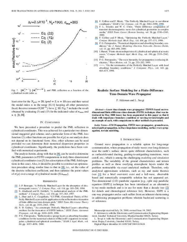 (PDF) Realistic surface modeling for a finite-difference time-domain ...