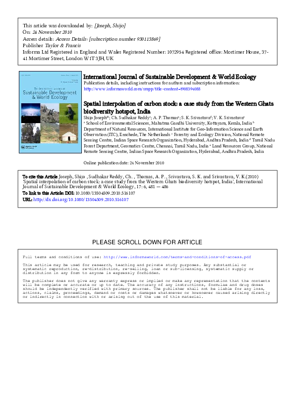 Biodiversity hotspot case study image