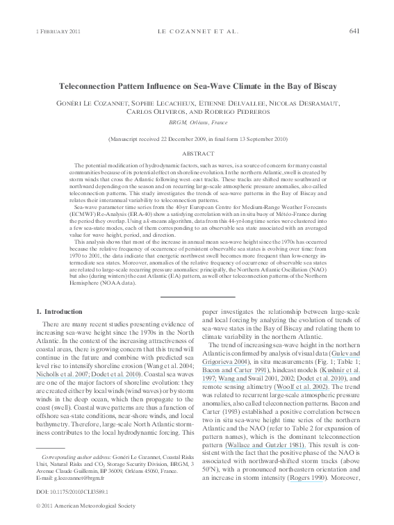 Teleconnection patterns essay 06 image