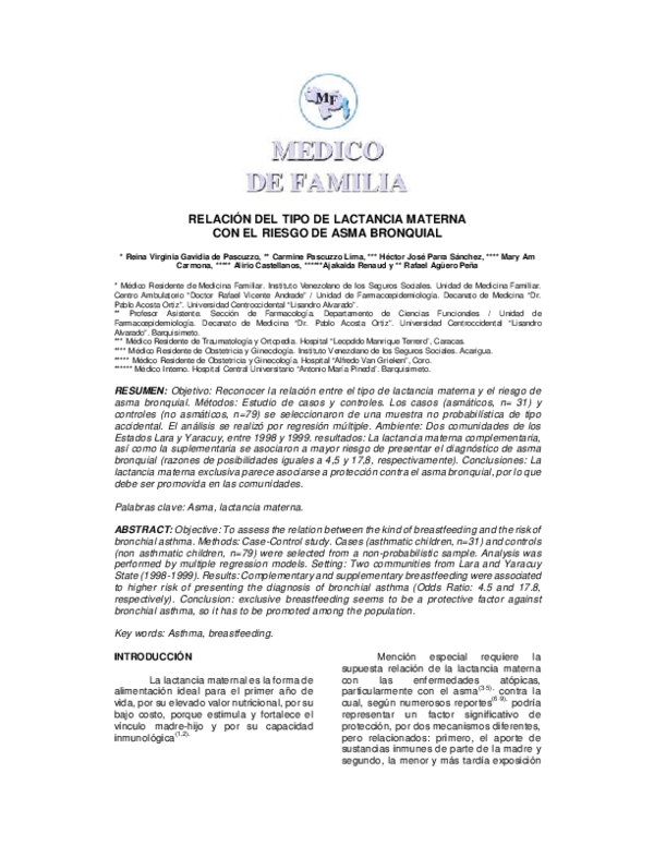 tipos de lactancia materna pdf