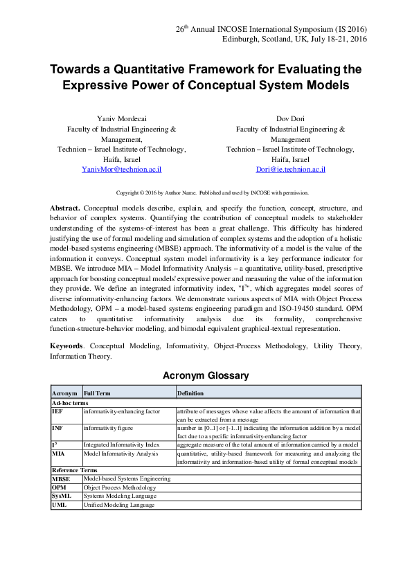 (PDF) Towards a Quantitative Framework for Evaluating the Expressive ...